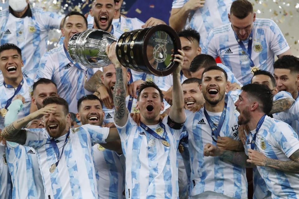 Lionel Messi đã giành được danh hiệu lớn đầu tiên với Argentina tại Copa America 
