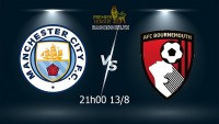 Link xem trực tiếp Man City vs Bournemouth (21h00 ngày 13/8) vòng 2 Ngoại hạng Anh