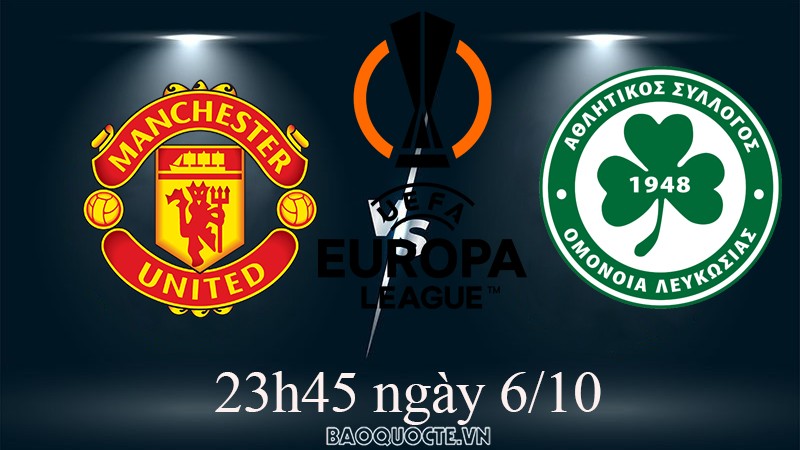 Link xem trực tiếp MU vs Omonia (23h45 ngày 6/10) vòng bảng Cúp C2 châu Âu