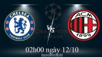Link xem trực tiếp Chelsea vs AC Milan (02h00 ngày 12/10) vòng bảng Cúp C1 châu Âu