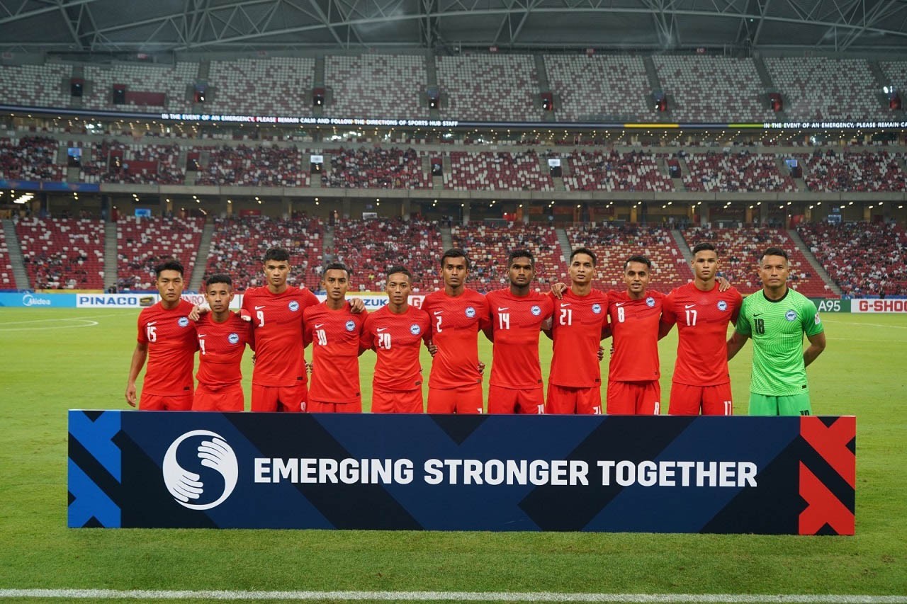 Đội tuyển Singapore quyết tâm giữ vững ngôi đầu bảng A, AFF Cup 2020. (Nguồn: Trang chủ AFF Cup)