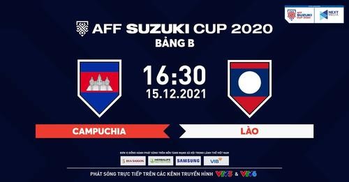 Link xem trực tiếp Lào vs Campuchia AFF Cup 16h30 ngày 15/12