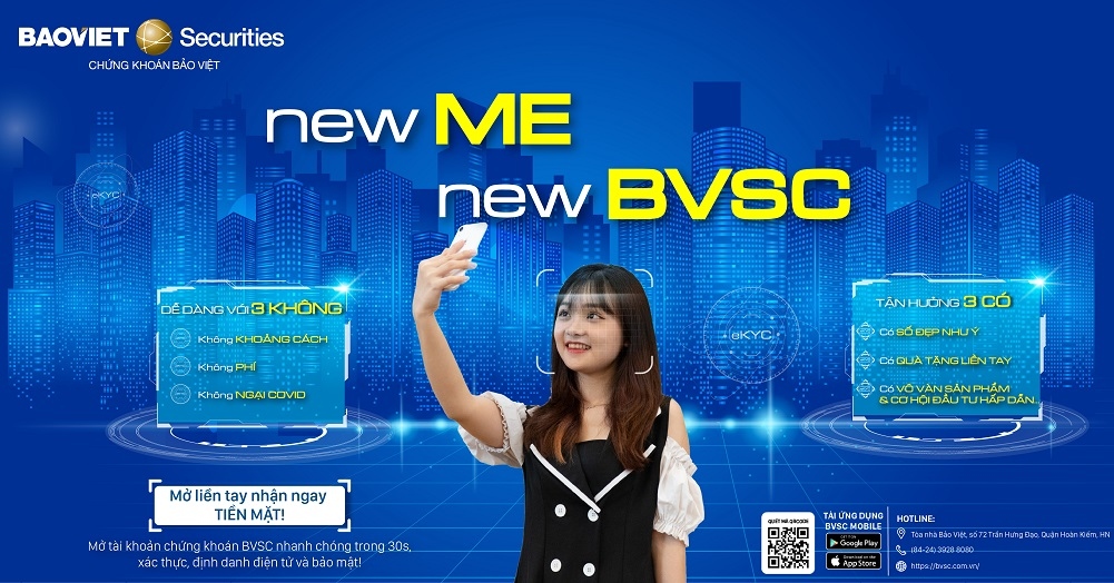 Dịch vụ mở tài khoản eKYC của BVSC ra đời với nhiều tiện ích.( Nguồn: BVSC)
