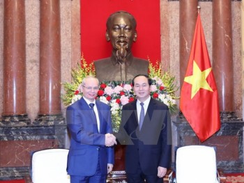 Chủ tịch nước Trần Đại Quang tiếp Thủ tướng Cộng hòa Bashkortostan