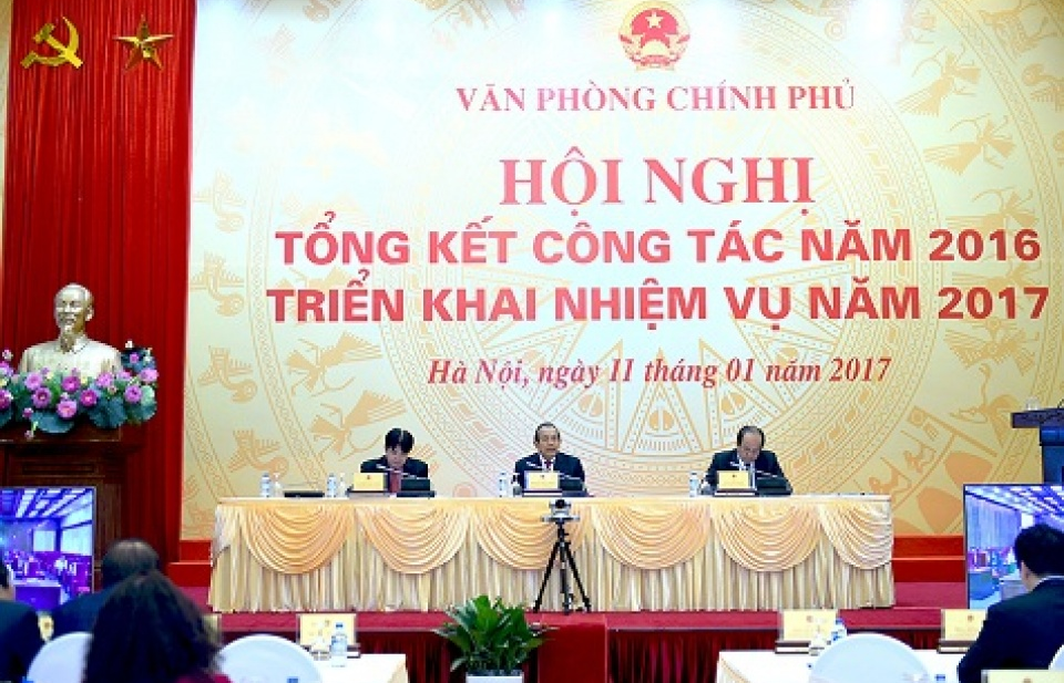 Hội nghị tổng kết công tác năm 2016 của Văn phòng Chính phủ