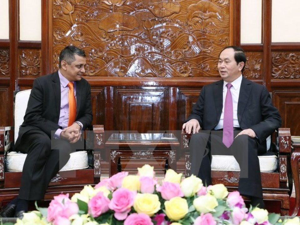 Chủ tịch nước tiếp Tổng Giám đốc tập đoàn TATA tại Việt Nam