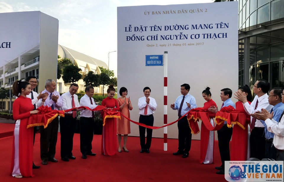 Chính thức đặt tên đường Nguyễn Cơ Thạch tại TP. Hồ Chí Minh