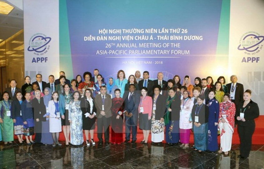Khai mạc Hội nghị Nữ nghị sỹ trong khuôn khổ APPF-26 tại Hà Nội