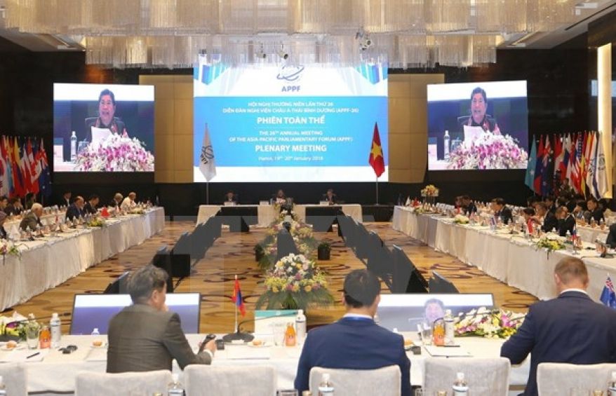 Diễn đàn Nghị viện châu Á-Thái Bình Dương họp phiên toàn thể thứ hai