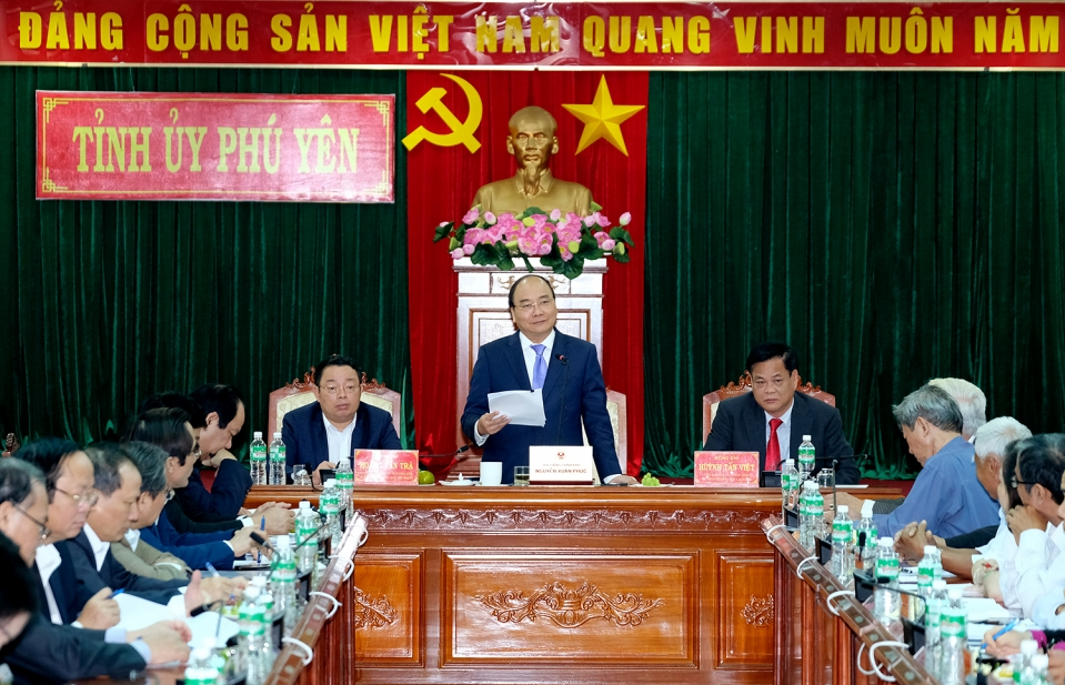 Thủ tướng làm việc với lãnh đạo tỉnh Phú Yên