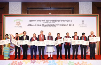 Vietnam, India release commemorative postage stamps