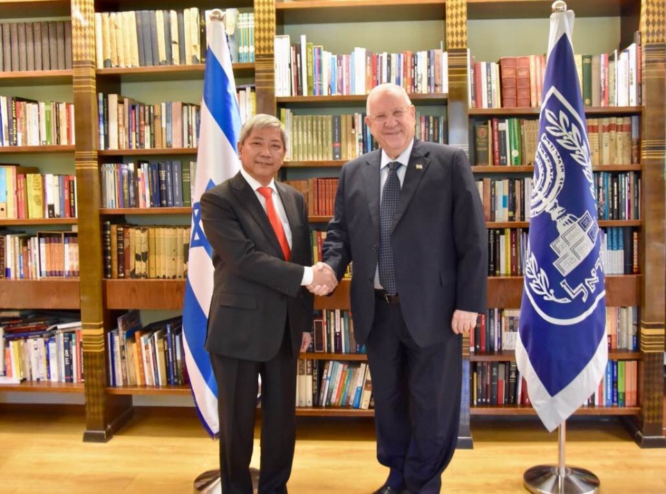 dai su cao tran quoc hai chao tu biet tong thong nha nuoc israel reuven rivlin