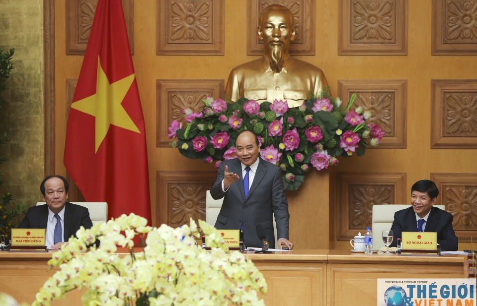 Thủ tướng Nguyễn Xuân Phúc gặp mặt kiều bào dự Xuân quê hương 2019