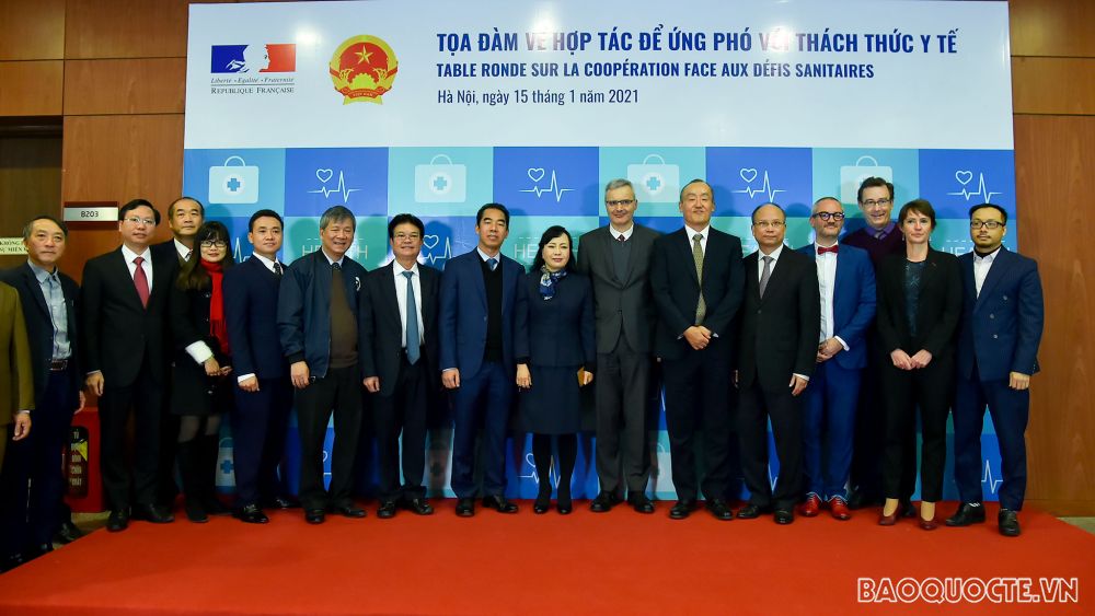 Việt Nam-Pháp: Hợp tác để ứng phó với thách thức y tế, trong đó có đại dịch Covid-19