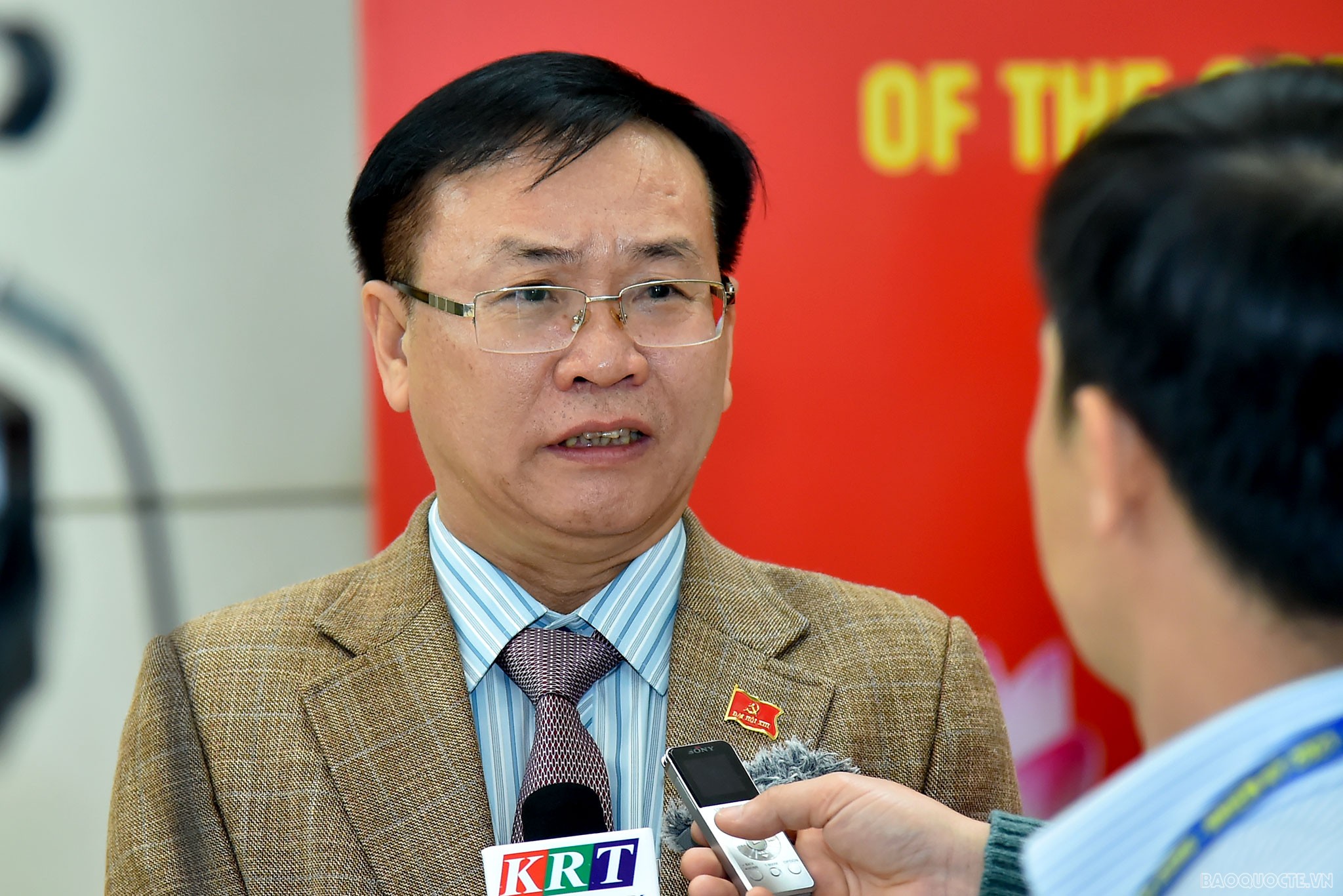 Đại biểu Nguyễn Văn Hoà, Chủ tịch HĐND tỉnh Kon Tum. (Ảnh: Tuấn Anh)