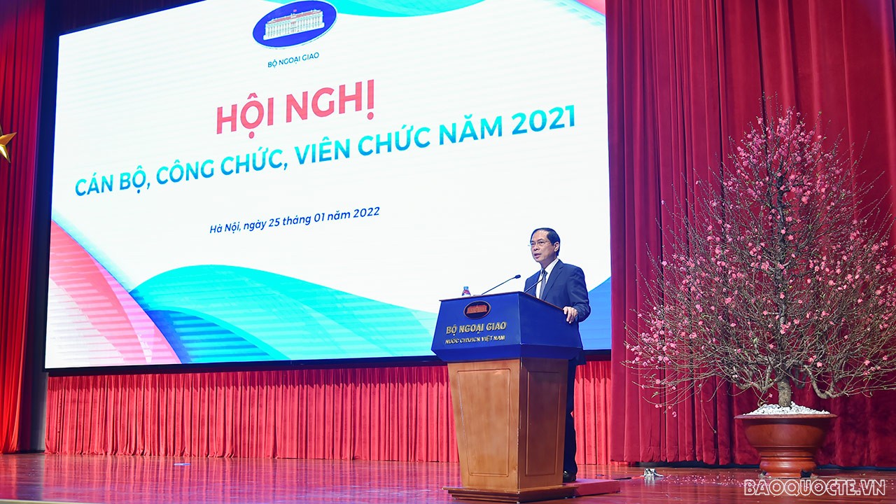 Ngoại giao Việt Nam tiên phong, toàn diện, hiện đại, chuyên nghiệp, sáng tạo vì phát triển đất nước