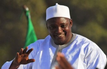 Điện mừng Tổng thống Gambia được bầu