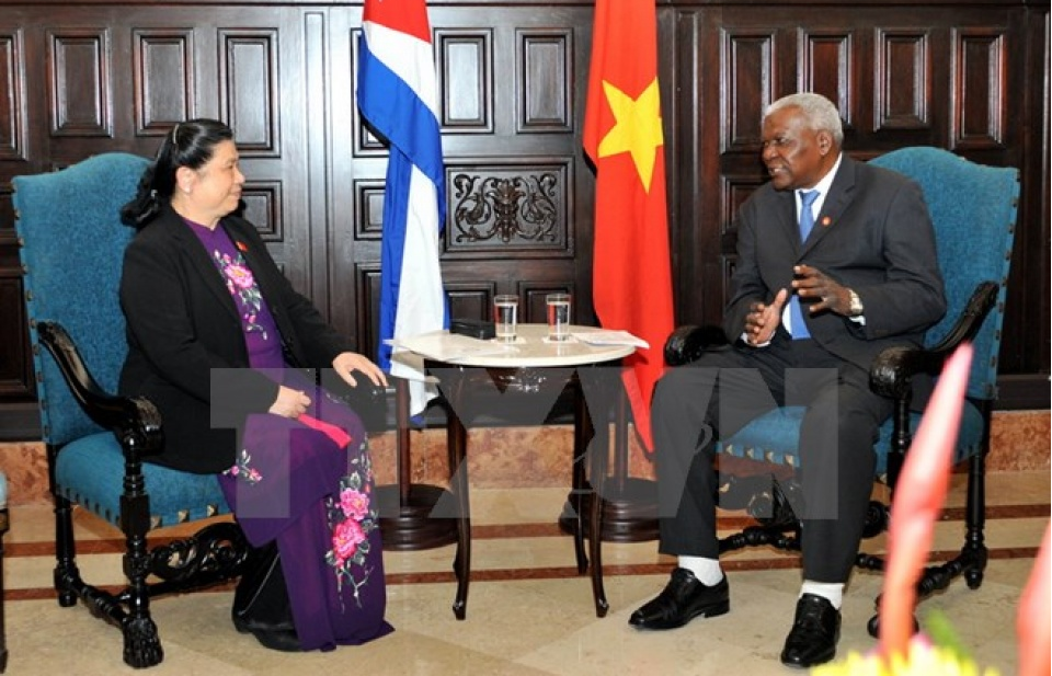 Việt Nam-Cuba quyết tâm thắt chặt quan hệ giữa hai cơ quan Quốc hội