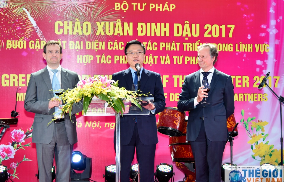 Bộ Tư pháp gặp mặt các Trưởng cơ quan đại diện quốc tế tại Việt Nam