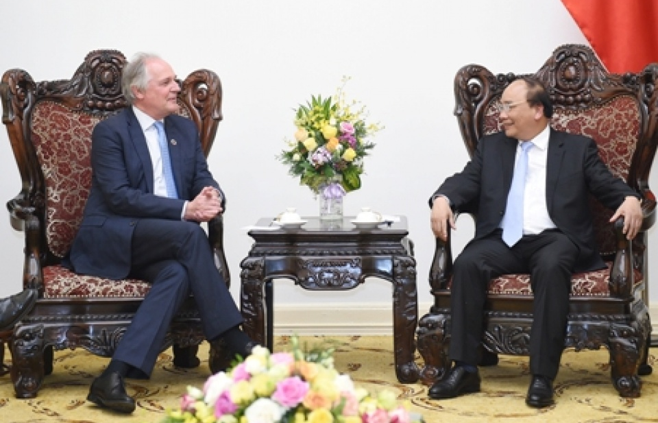 Thủ tướng Nguyễn Xuân Phúc tiếp một số lãnh đạo tập đoàn nước ngoài