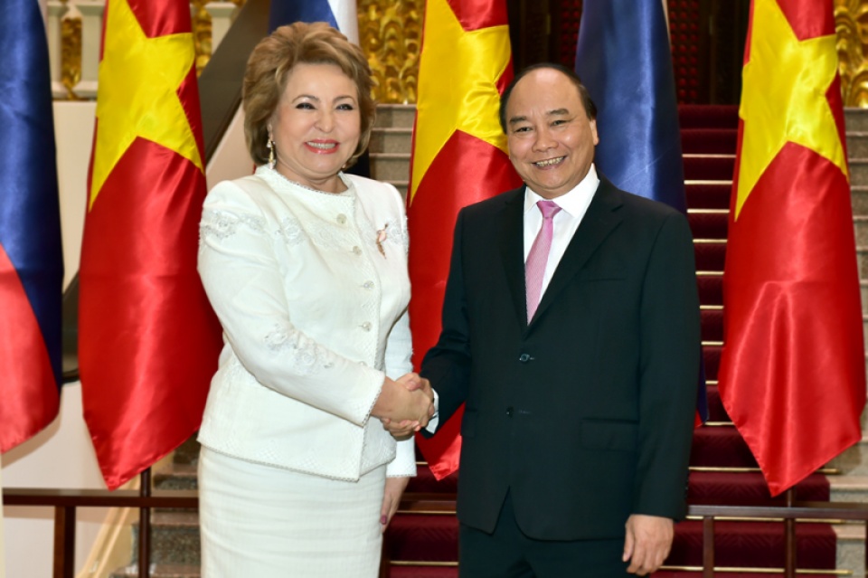 Chủ tịch Hội đồng Liên bang Nga đề cao quan hệ với Việt Nam