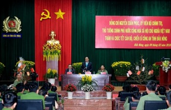 Thủ tướng thăm hỏi, chúc Tết lực lượng vũ trang tỉnh Đắk Nông