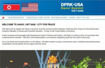 Bộ Ngoại giao mở website phục vụ phóng viên đăng ký tham dự Hội nghị Thượng đỉnh Mỹ - Triều