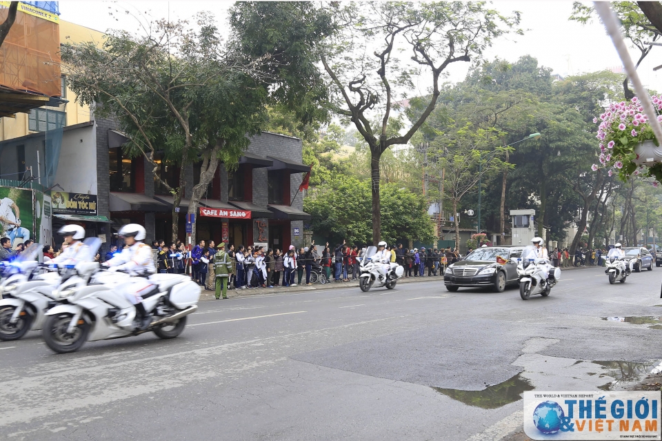 chu tich trieu tien kim jong un da toi ha noi