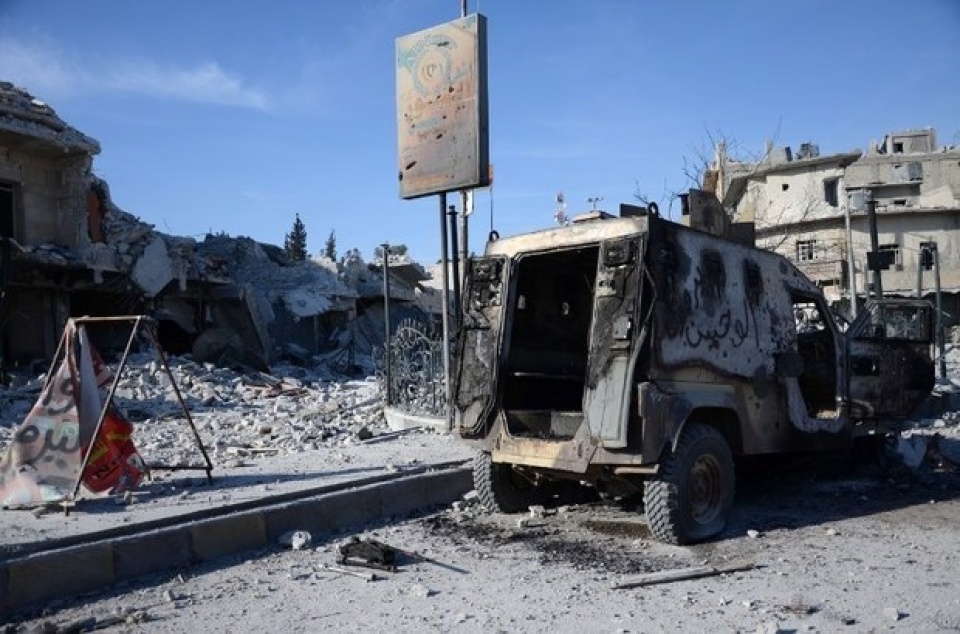 15 binh si thiet mang trong hai vu danh bom o aleppo syria
