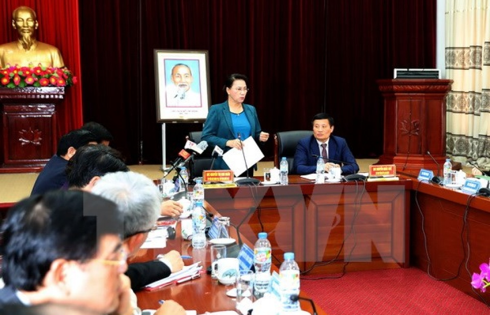Chủ tịch Quốc hội Nguyễn Thị Kim Ngân làm việc tại tỉnh Lai Châu
