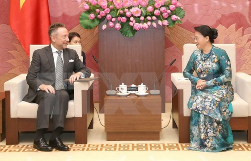 Chủ tịch Quốc hội Nguyễn Thị Kim Ngân tiếp Đại sứ Cộng hòa Séc