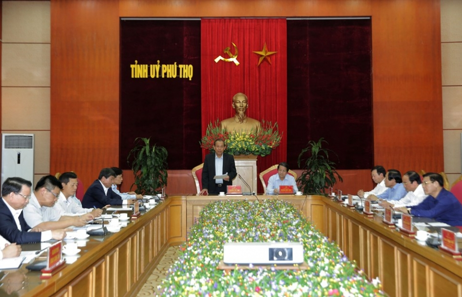 Phó Thủ tướng Thường trực kiểm tra công tác phòng chống tham nhũng tại Phú Thọ