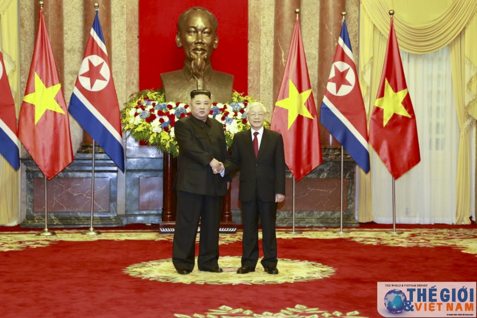 Điện mừng Chủ tịch Ủy ban Quốc vụ Triều Tiên Kim Jong-un