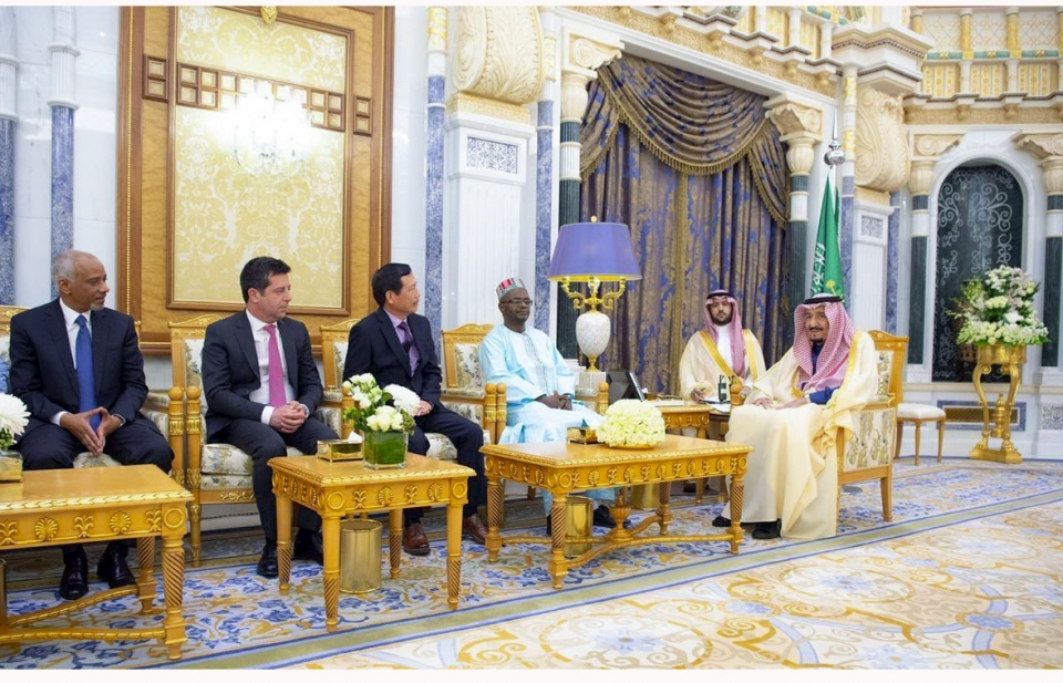 Đại sứ Vũ Viết Dũng trình Thư Ủy nhiệm lên Quốc vương Saudi Arabia