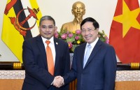Việt Nam - Brunei: Thúc đẩy hợp tác song phương tiếp tục đi vào chiều sâu