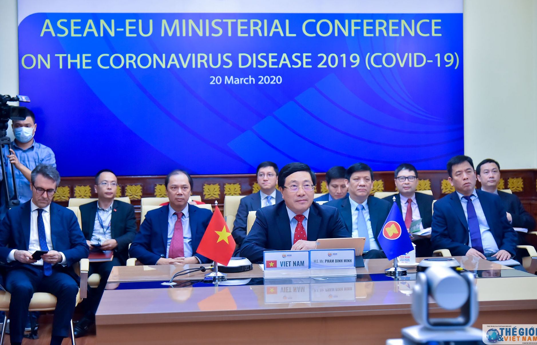 ASEAN-EU họp trực tuyến về hợp tác ứng phó dịch Covid-19