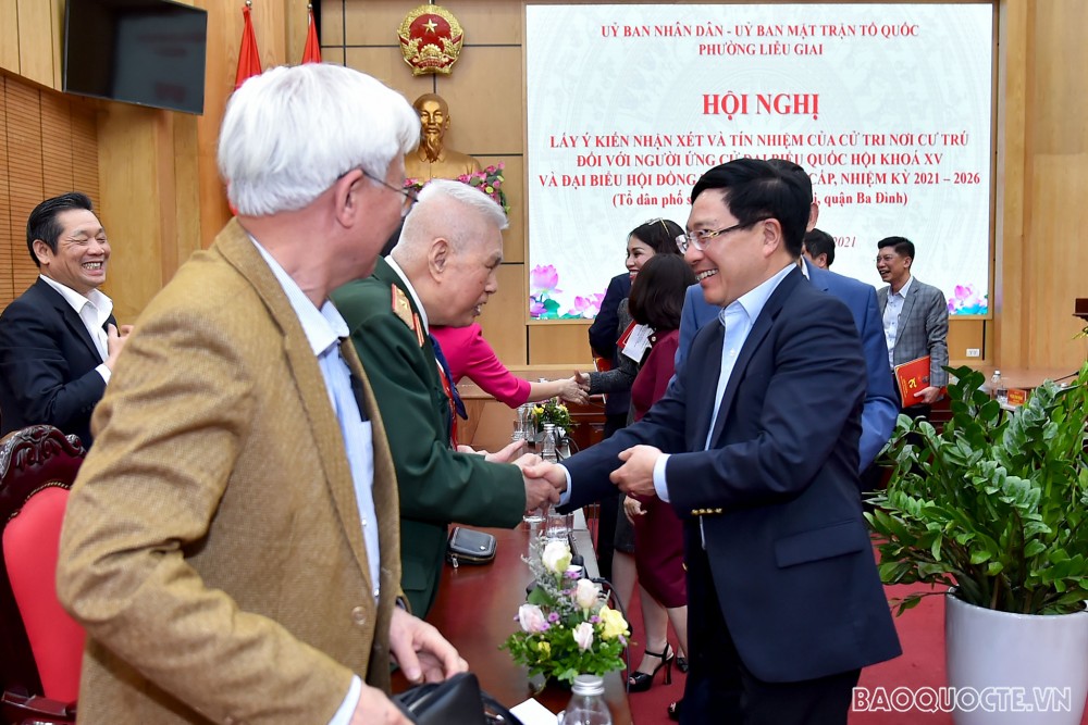 Cử tri phường Liễu Giai tín nhiệm tuyệt đối với người ứng cử đại biểu Quốc hội khóa XV, nhiệm kỳ 2021-2026