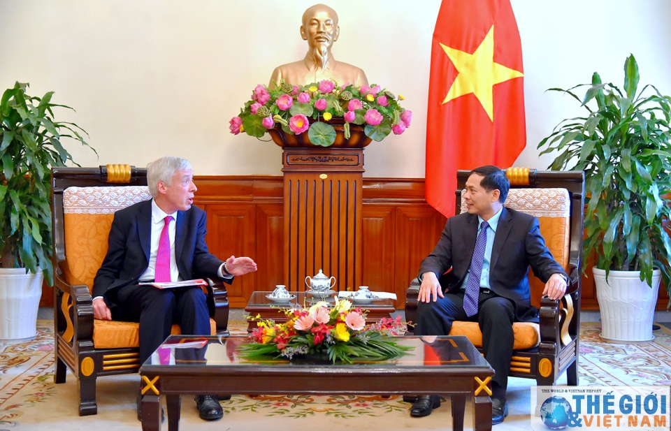 Việt Nam - Anh: Tăng cường hợp tác trong lĩnh vực quốc phòng