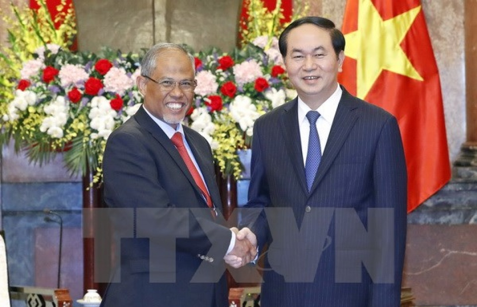 Chủ tịch nước tiếp Bộ trưởng Môi trường và Tài nguyên Singapore
