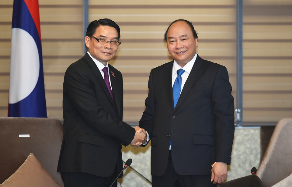 Thủ tướng tiếp đoàn Hội Hữu nghị Lào - Việt Nam