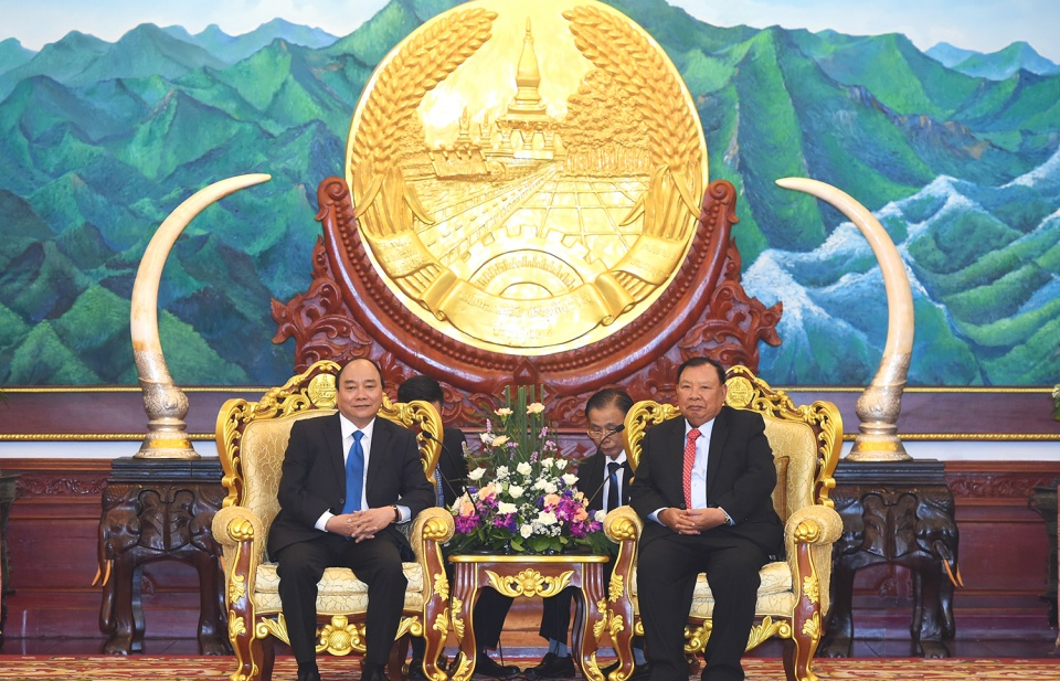 Ưu tiên cao nhất cho tăng cường quan hệ hữu nghị Việt Nam-Lào