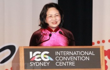 Vice President gives speech at Global Summit of Women in Sydney