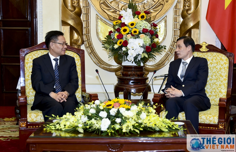 Thứ trưởng Lê Hoài Trung tiếp Phó Tỉnh trưởng thường trực tỉnh Vân Nam