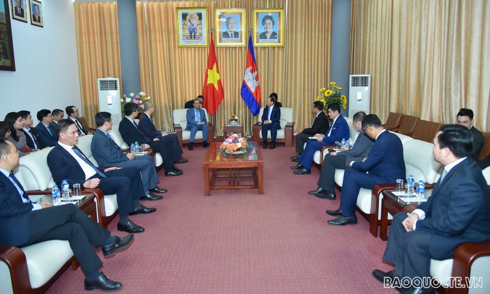 Thứ trưởng Ngoại giao Nguyễn Quốc Dũng chúc Tết cổ truyền Chol Chnam Thmay Campuchia