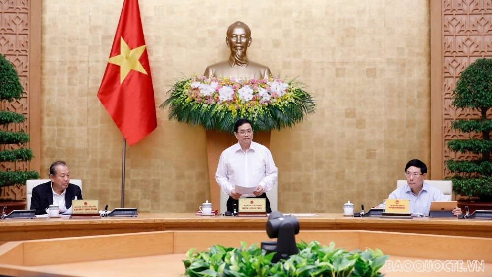 Thủ tướng Phạm Minh Chính chủ trì Phiên họp Chính phủ đầu tiên