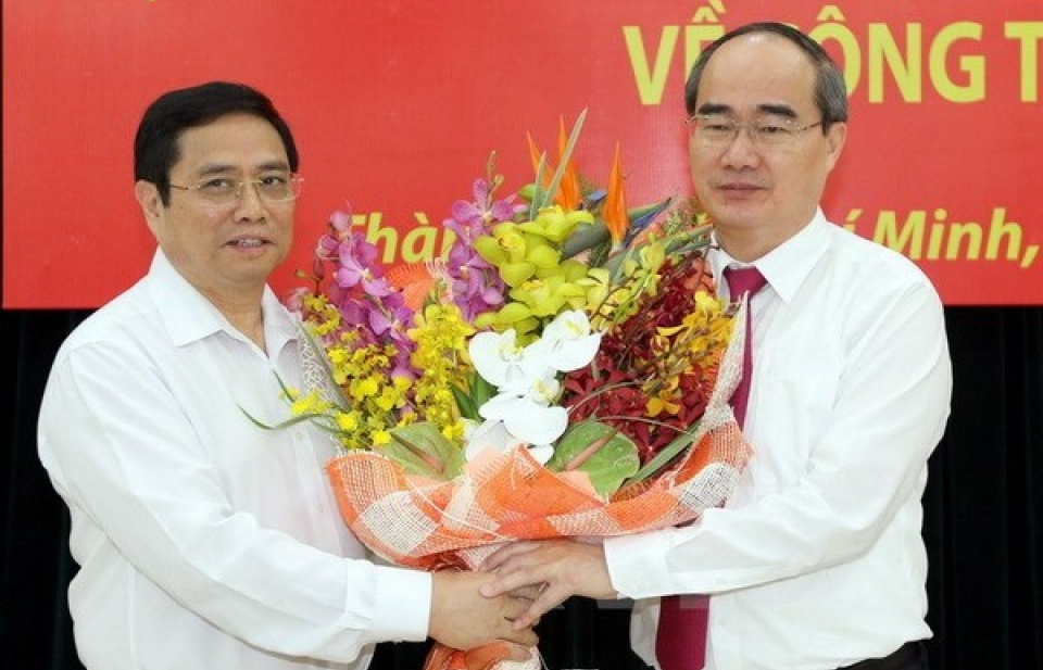 Ông Nguyễn Thiện Nhân giữ chức Bí thư Thành ủy TP Hồ Chí Minh