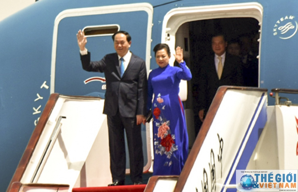 Chủ tịch nước đến Bắc Kinh, bắt đầu chuyến thăm cấp Nhà nước tới CHND Trung Hoa