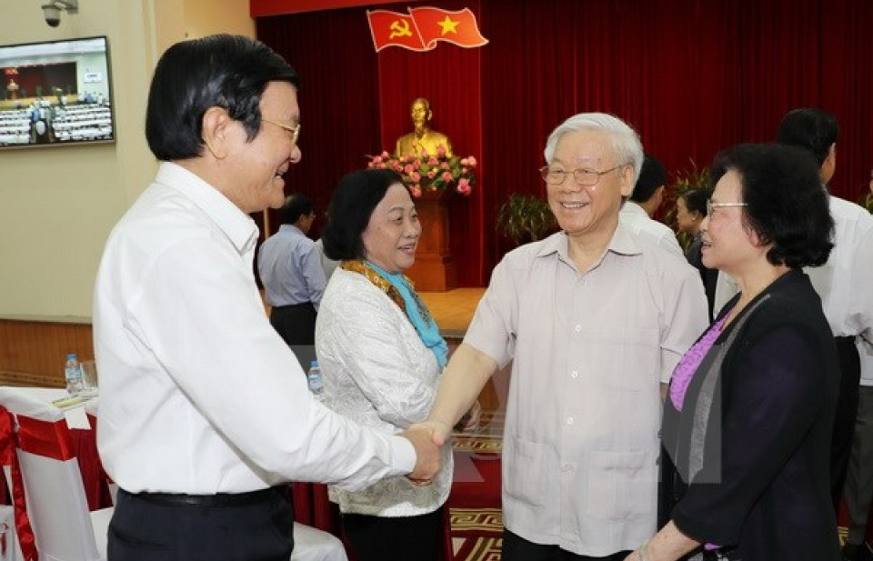 Ban Bí thư Trung ương Đảng gặp mặt cán bộ cấp cao nghỉ hưu
