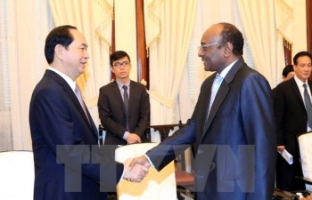 Chủ tịch nước Trần Đại Quang tiếp Đại sứ Cộng hòa Sudan chào từ biệt