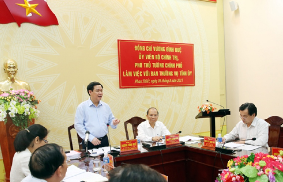 Kiểm tra công tác cán bộ tại Tỉnh ủy Bình Thuận